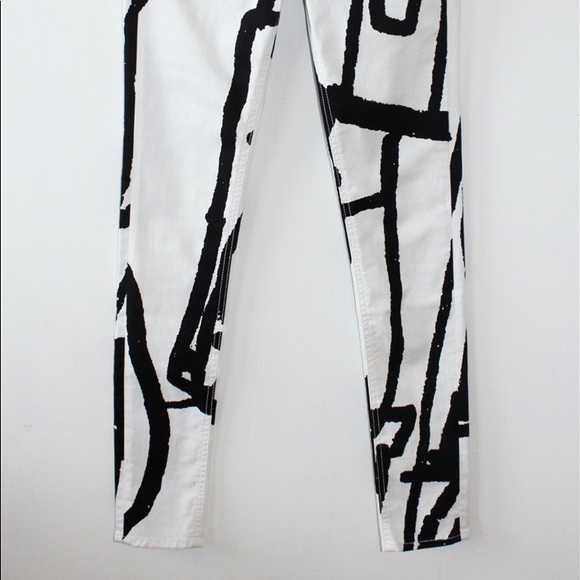 Rag & Bone Skinny Jeans in Abstract Robot - Picture 4 of 4